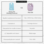 Classy Pal Clothing Protector VS Plain Bib