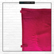 Ruby Red Adult Wheelchair Blanket with Pocket - Classy Pal Wheelchair Blankets