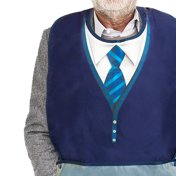 Men's Wipe 'n Wear™ Adult Bib Tie (1 Pack)
