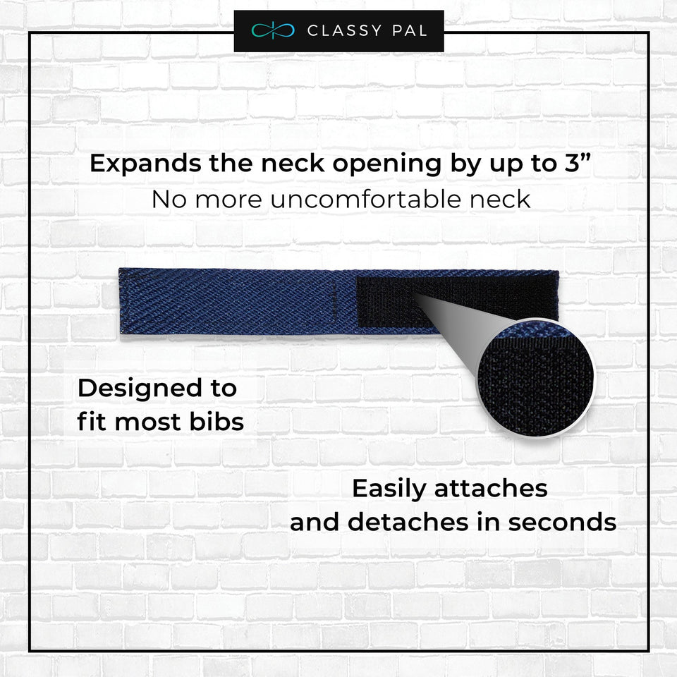 Adjustable Neck Extenders for Adult Bibs