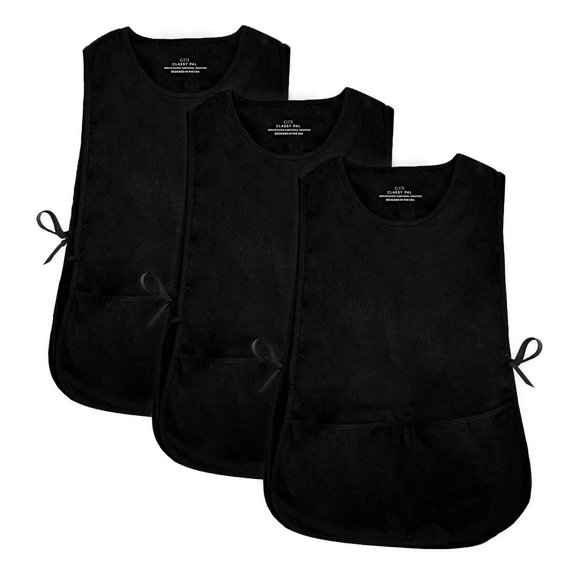 Black Plain Cobbler Apron (3 Pack) - Classy Pal Aprons