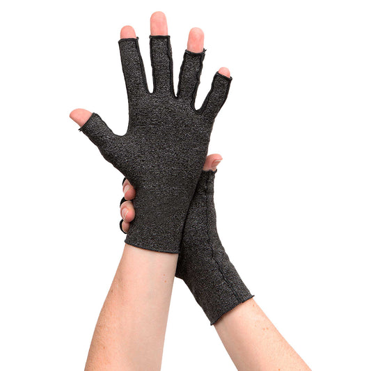 Gray Arthritis Compression Gloves - Classy Pal Arthritis Glove