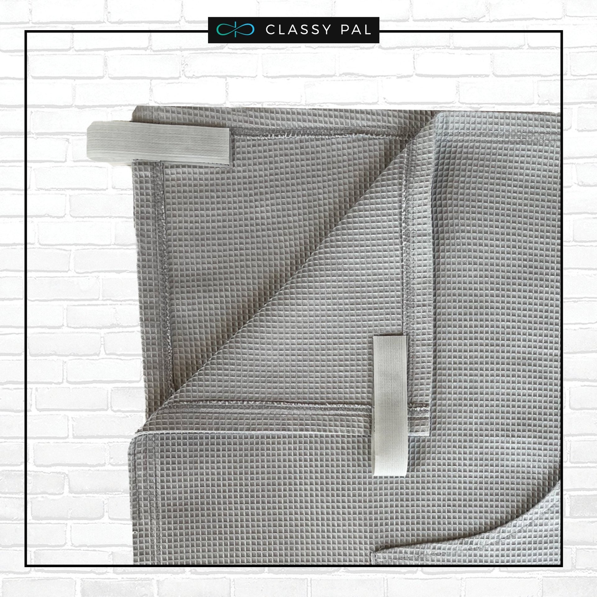 Grey Lightweight Wheelchair Blanket with Pocket - Classy Pal