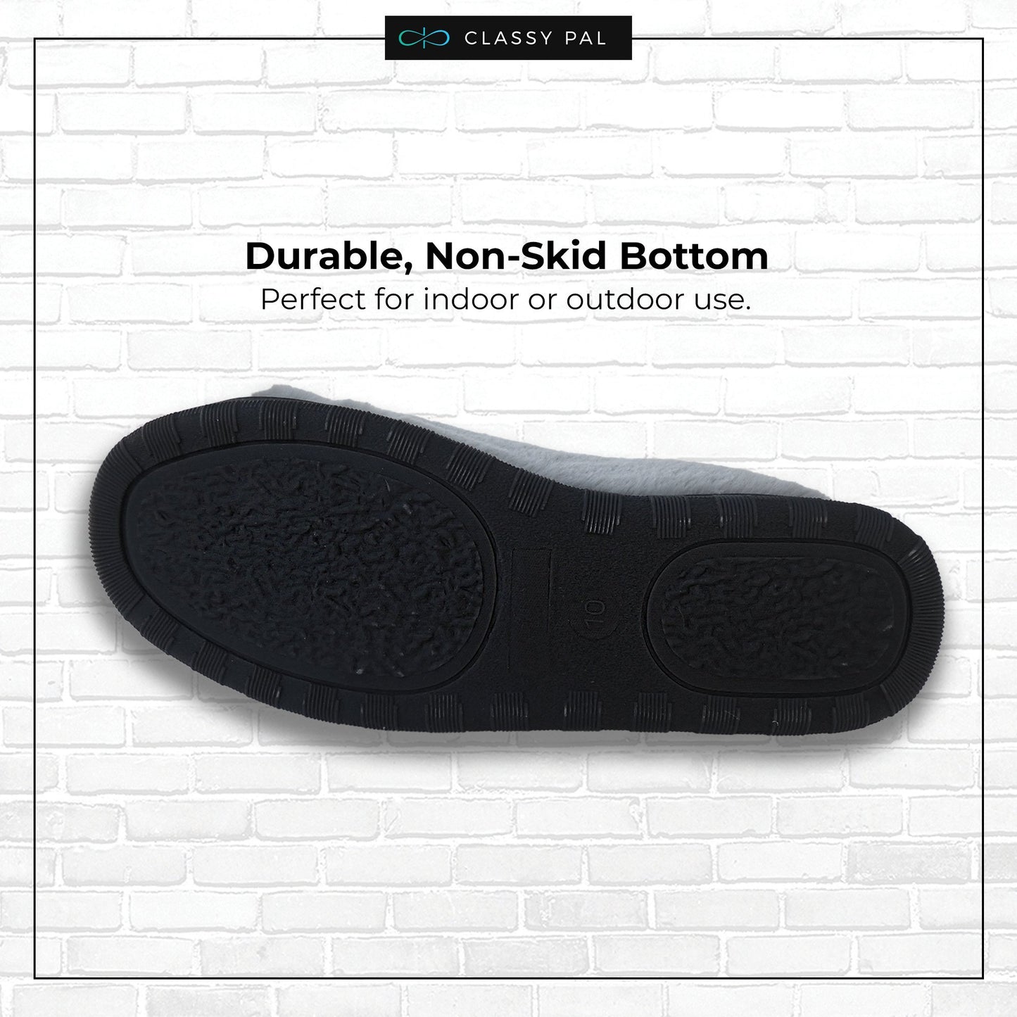 Memory Foam Diabetic Slippers - Classy Pal Shoe