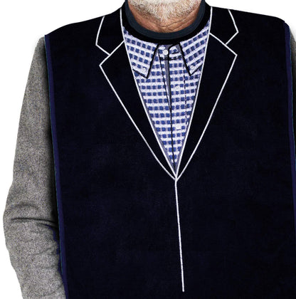 Men's Dress 'n Dine™ Adult Bib Blazer - Classy Pal Dress 'n Dine Adult Bibs