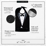 Men's Dress 'n Dine™ Adult Bibs with Sweater and Tie & Tuxedo (2 Pack) - Classy Pal