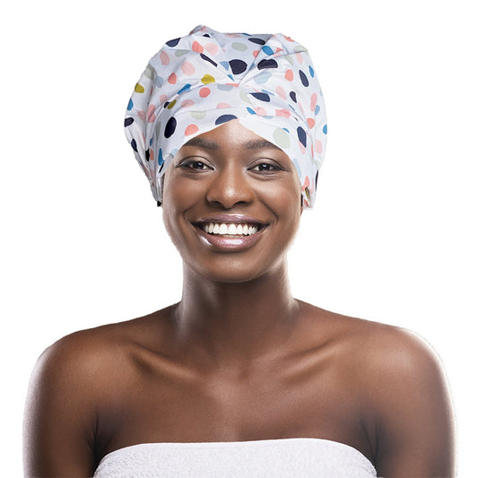 Polka Dot Shower Cap - Classy Pal Shower Cap