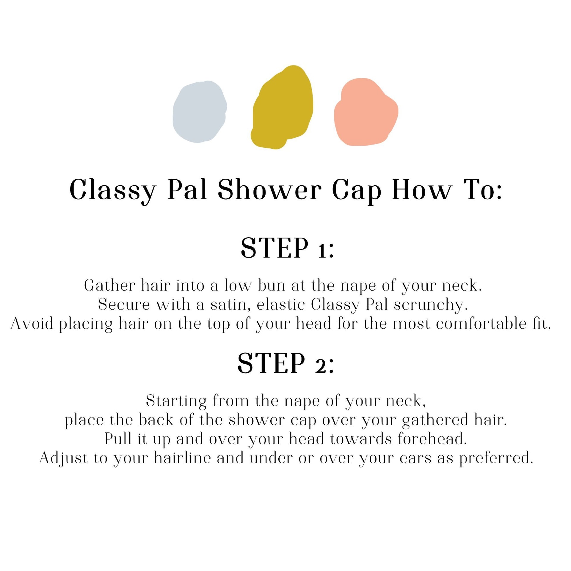Polka Dot Shower Cap - Classy Pal Shower Cap