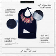 Women's Dress 'n Dine™ Adult Bib Chrysanthemum Collar - Classy Pal