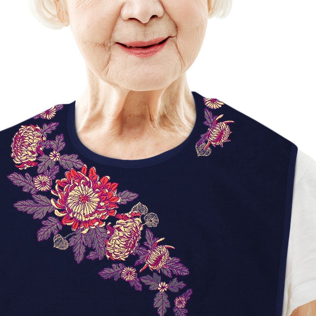 Women's Dress 'n Dine™ Adult Bib Chrysanthemum Sash - Classy Pal Dress 'n Dine Adult Bibs