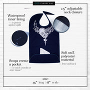 Women's Dress 'n Dine™ Adult Bib Lace Necklace - Classy Pal