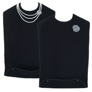 Women's Dress 'n Dine™ Adult Bibs with Pearl Necklace and Silver Brooch (2 Pack) - Classy Pal Dress 'n Dine Adult Bibs